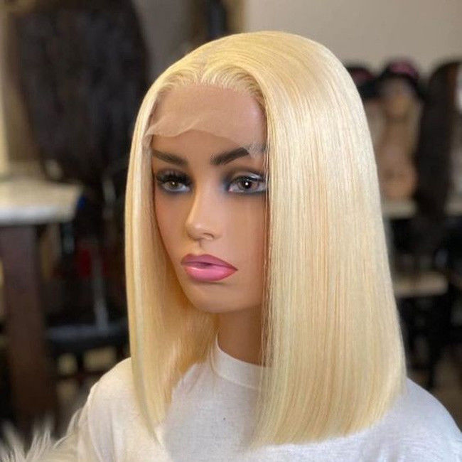 100% Virgin 613 Blonde Wig 13X6 13x4 HD Full Lace Frontal 5