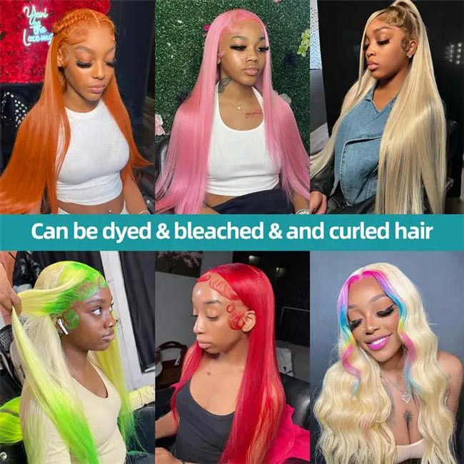 100% Virgin 613 Blonde Wig 13X6 13x4 HD Full Lace Frontal 9