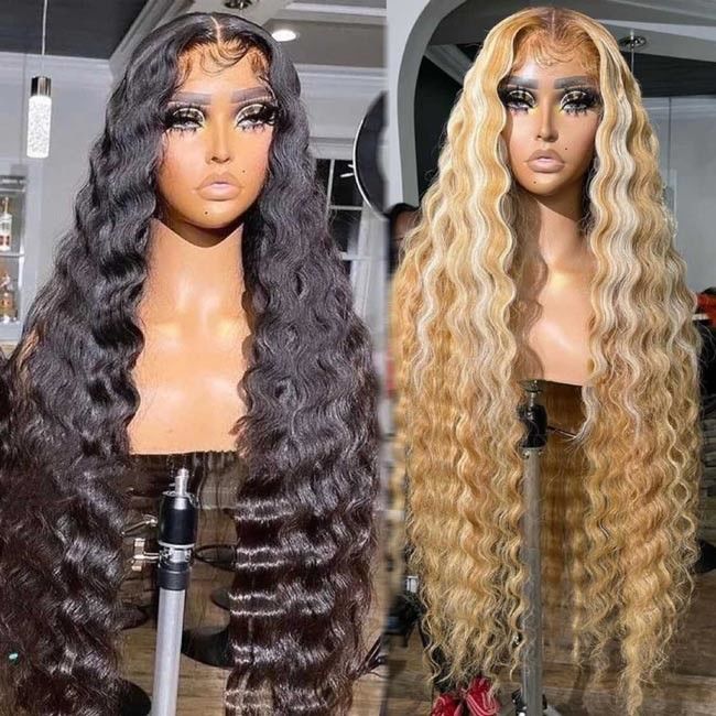 Highlight Honey 613 Blonde Wig 13x4 Hd Lace Front Virgin Hair 180% Density 9
